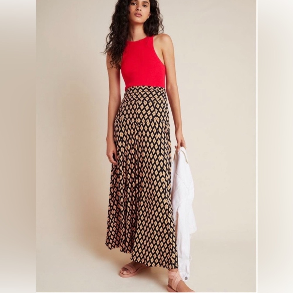 Anthropologie Maeve madiana knit maxi skirt